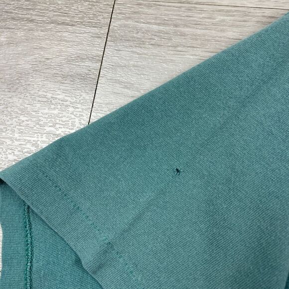 Vintage Shirt Mens Large Green San Francisco California 90s Single Stitch - Picture 3 of 10